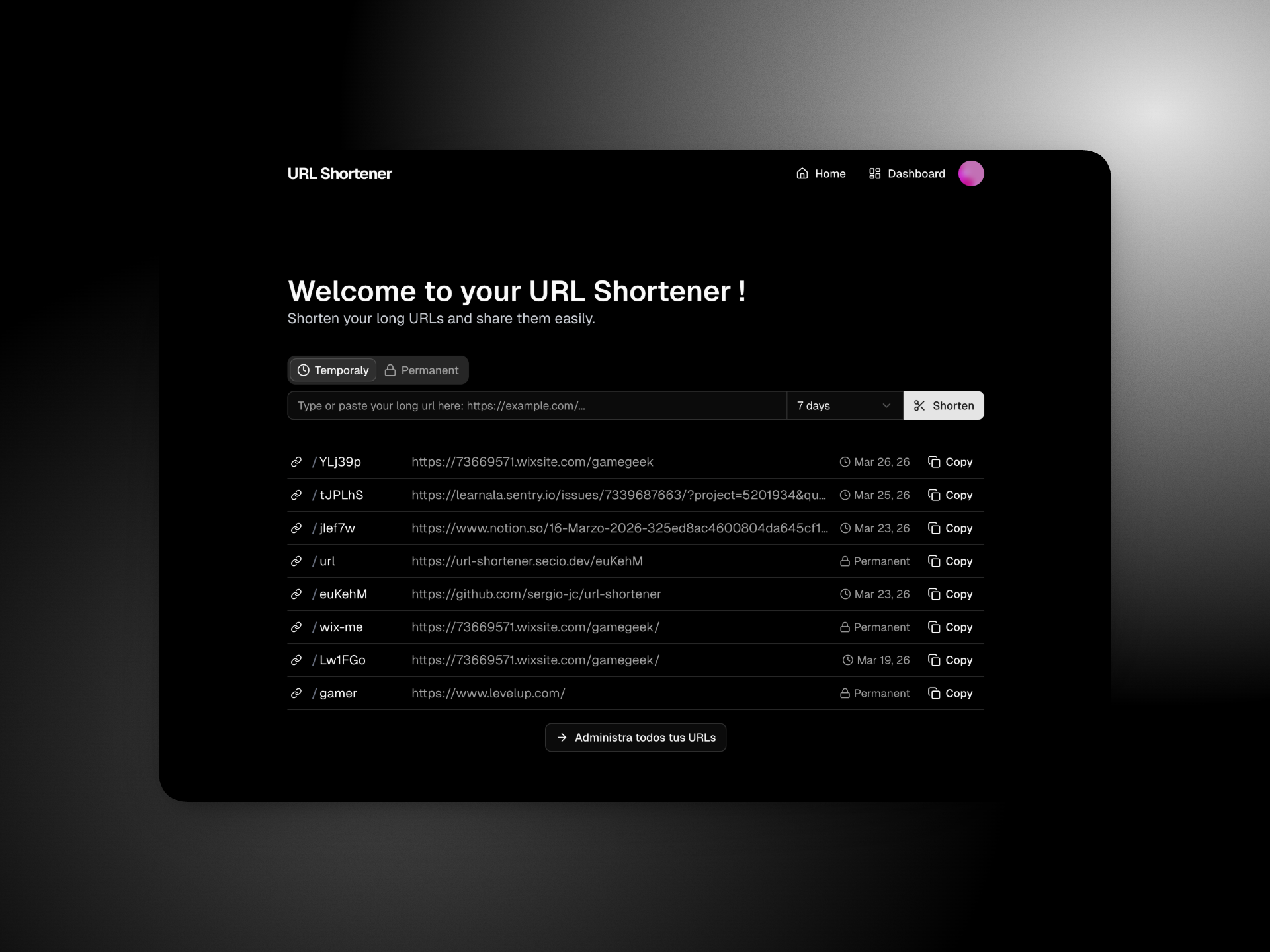 URL Shortener